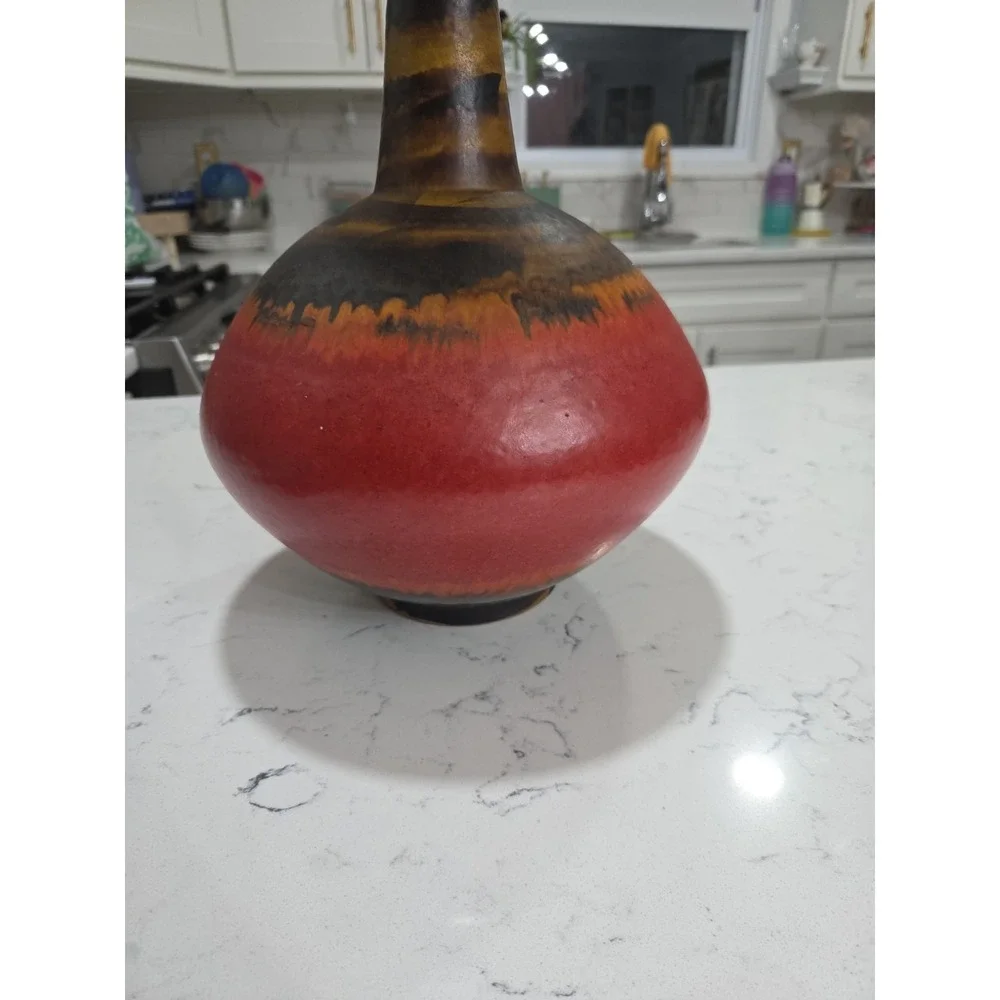Mid-Century Alvino Bagni for Raymor Multicolor Italian Modernist Pottery